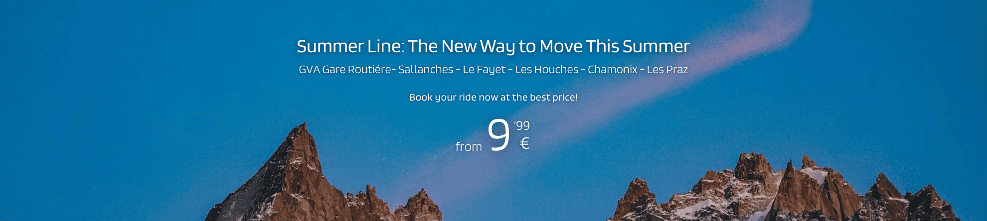 Geneva to Chamonix Summer Line