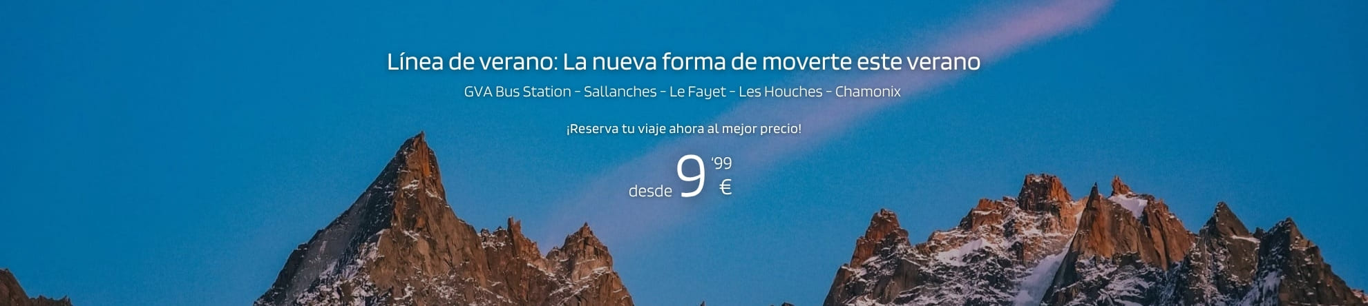 Traslados desde el aeropuerto de Ginebra a Chamonix