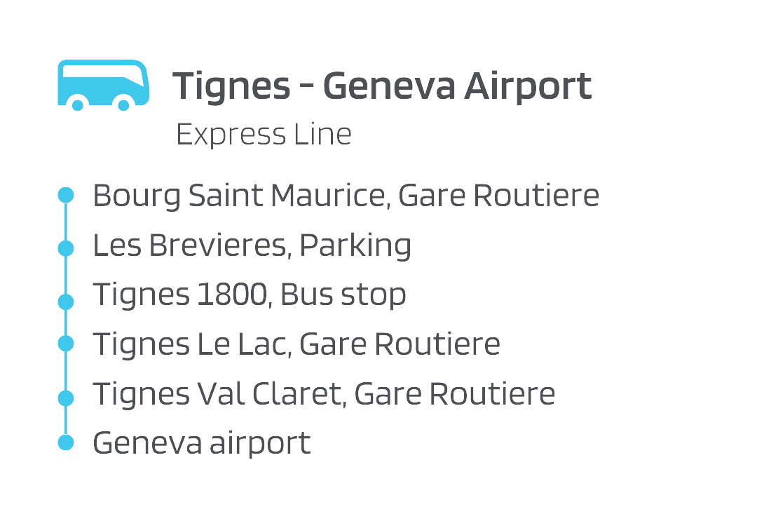 Tignes to Geneva Airport